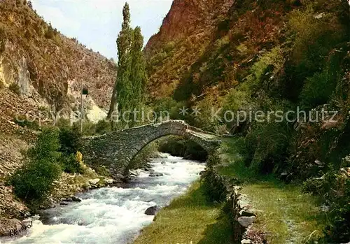 La Massana Puente romanico de San Antoni Valls d Andorra Kat. Andorra