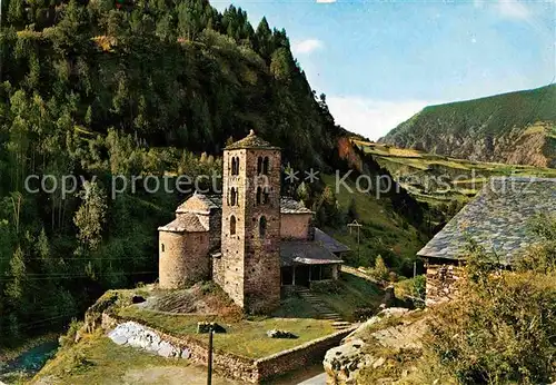 Canillo Eglesia Romanica de St Joan de Casellas Kat. Andorra
