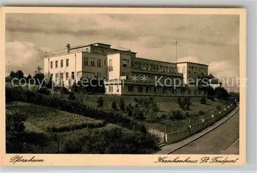 Pforzheim Krankenhaus St Trudpert Kupfertiefdruck Kat. Pforzheim
