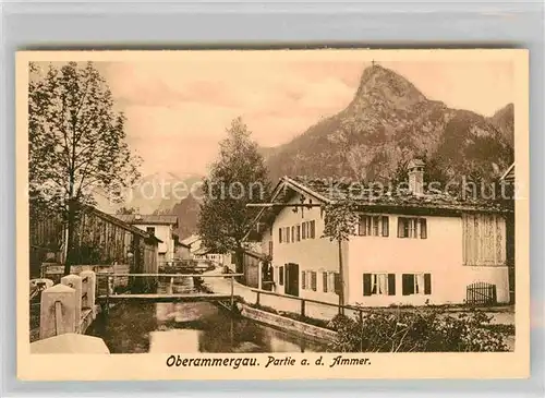 Oberammergau Ammerpartie Kat. Oberammergau