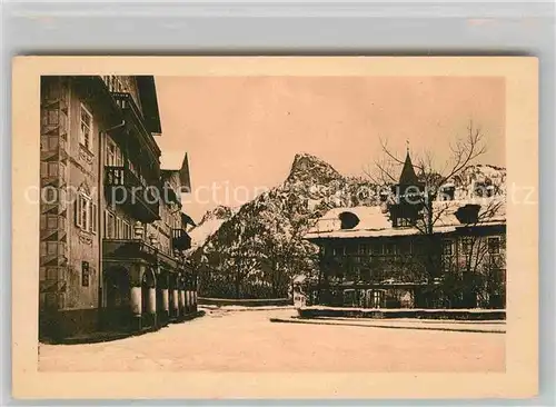 Oberammergau Kurhaus und Hotel Wittelsbach Kat. Oberammergau