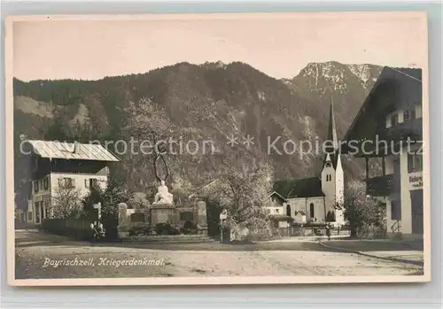 Bayrischzell Kriegerdenkmal Kat. Bayrischzell