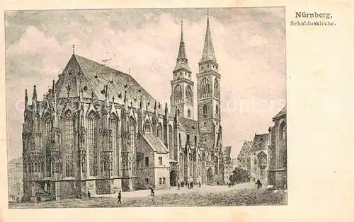 Nuernberg Sebalduskirche Kat. Nuernberg