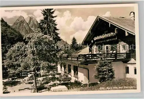 Garmisch Partenkirchen Aule Alm Kat. Garmisch Partenkirchen