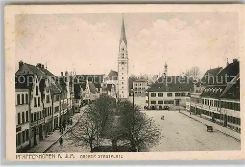 Pfaffenhofen Ilm Oberer Stadtplatz Kat. Pfaffenhofen a.d.Ilm