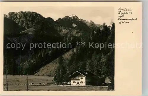 Bayrischzell Gasthaus Zipfelwirt Kat. Bayrischzell