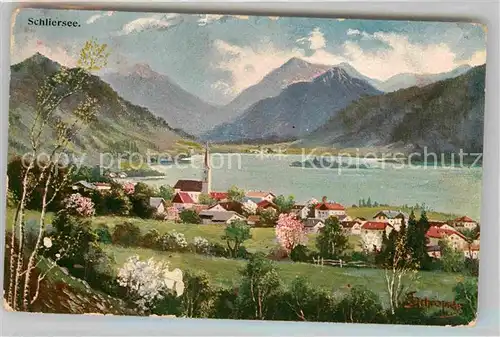 Schliersee Gesamtansicht  Kat. Schliersee