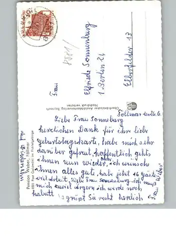 Foellmar Fichtelgebirge Pension Weber / Bad Berneck i.Fichtelgeb. /Bayreuth LKR