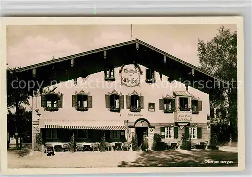 Oberammergau Gasthof zur Alten Post Kat. Oberammergau