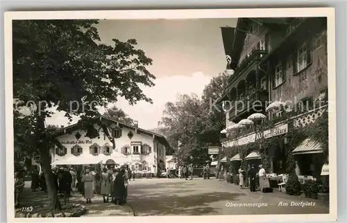 Oberammergau Dorfplatz Kat. Oberammergau