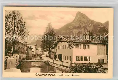 Oberammergau Ammerpartie Kat. Oberammergau