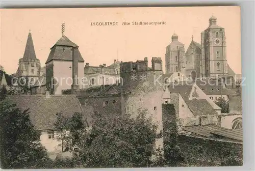 Ingolstadt Donau Stadtmauer Kat. Ingolstadt