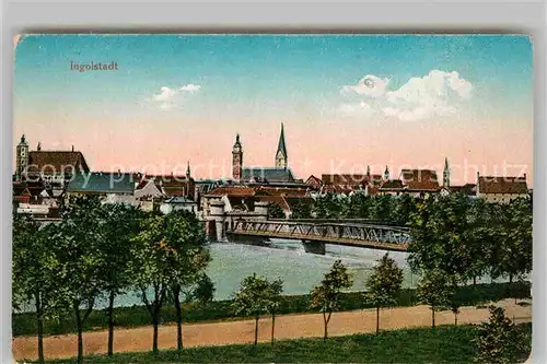 Ingolstadt Donau Gesamtansicht  Kat. Ingolstadt