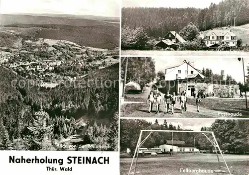 Steinach Thueringen Blick von Milonsruh Fellbergbaude Postbaude  Kat. Steinach Thueringen