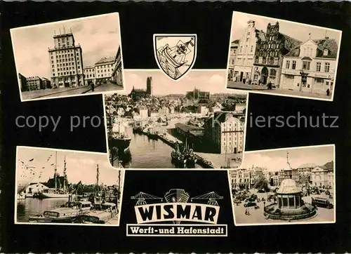Wismar Mecklenburg Werft  und Hafenstadt