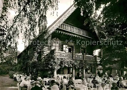 Wannsee Restaurant Blockhaus Nikolskoe Kat. Berlin