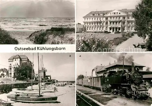 Kuehlungsborn Ostseebad Erholungsheime Georgi Dimitroff und Haus am Meer Strand Molli  Kat. Kuehlungsborn