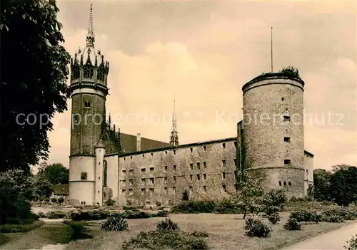 Wittenberg Lutherstadt Schloss mit Schlosskirche Kat. Wittenberg