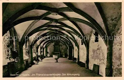 Saalfeld Saale Kreuzgang im Franziskanerkloster Kat. Saalfeld
