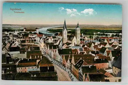 Ingolstadt Donau Totalansicht  Kat. Ingolstadt