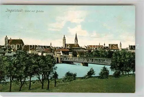 Ingolstadt Donau Donaubruecke Kat. Ingolstadt