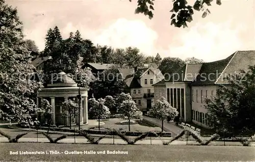 Bad Liebenstein Quellenhalle und Badehaus Kat. Bad Liebenstein