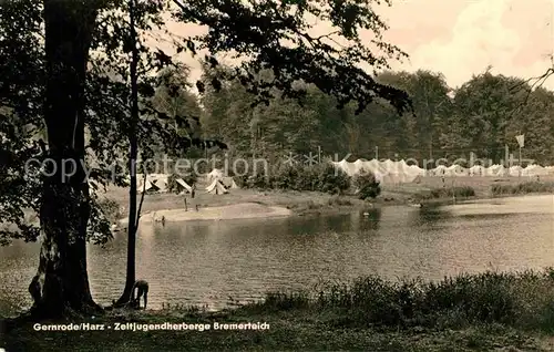 Gernrode Harz Zeltjugendherberge Bremerteich Kat. Gernrode Harz