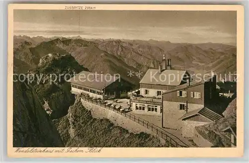 Wendelsteinhaus Gachem Blick Kat. Bayrischzell