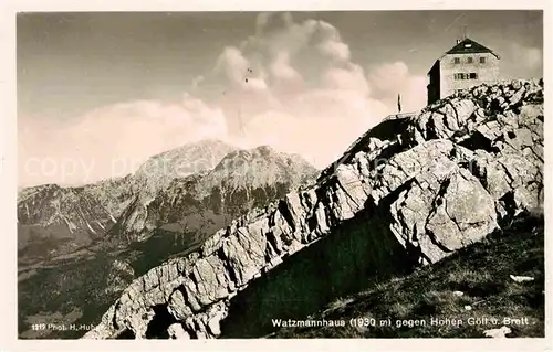Watzmannhaus Hohen Goell Brett Kat. Berchtesgaden