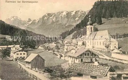 Ramsau Berchtesgaden Kirche Kat. Ramsau b.Berchtesgaden