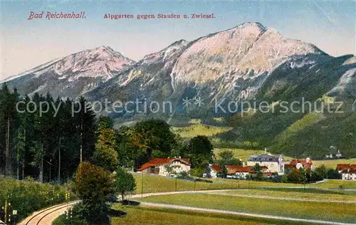 Bad Reichenhall Alpgarten Staufen und Zwiesel Kat. Bad Reichenhall