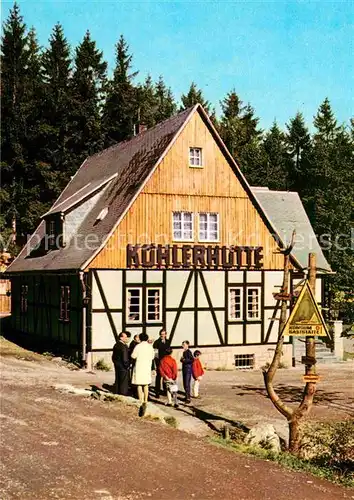 Sosa Erzgebirge Gaststaette Koehlerhuette Kat. Sosa