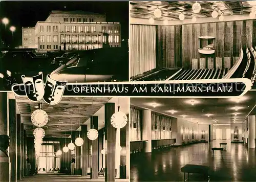 Karl Marx Stadt Opernhaus Kat. Chemnitz