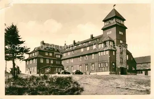 Oberwiesenthal Erzgebirge Fichtelberghaus  Kat. Oberwiesenthal