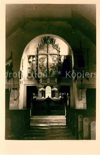 Luetzen Gustav Adolf Kapelle Inneres Kat. Luetzen
