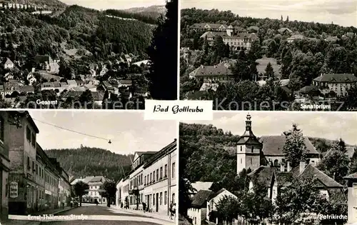 Bad Gottleuba Berggiesshuebel Sanatorium Petrikirche Ernst Thaelmann Strasse  Kat. Bad Gottleuba Berggiesshuebel