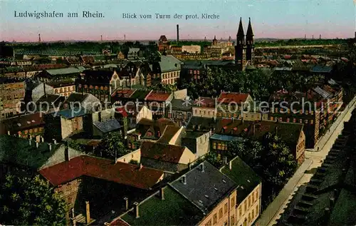 Ludwigshafen Rhein Kirche Turm Kat. Ludwigshafen am Rhein