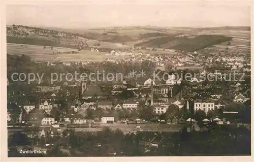 Zweibruecken Panorama Kat. Zweibruecken