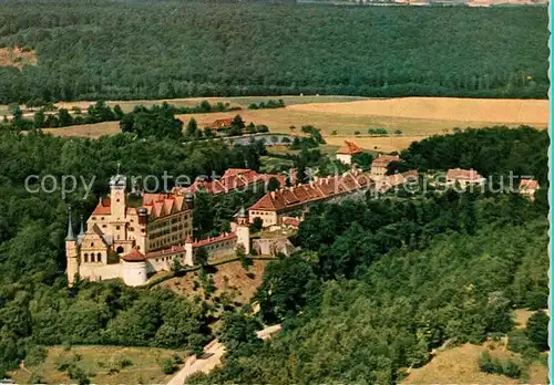 Scheinfeld Schloss Schwarzenberg im Steigerwald Fliegeraufnahme Kat. Scheinfeld
