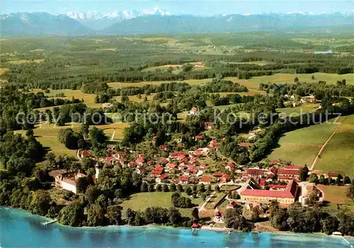 Bernried Starnberger See Fliegeraufnahme Kat. Bernried