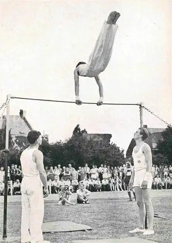 Hagen Westfalen Eichenkreuz Bundessportfest Reck Kat. Hagen