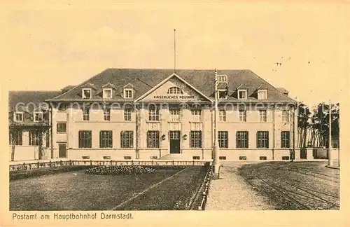 Darmstadt Postamt Hauptbahnhof Kat. Darmstadt
