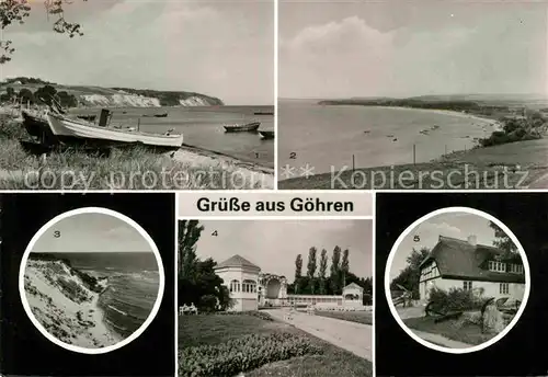 Goehren Ruegen Suedstrand Steilkueste Heimatmuseum Moenchgut Kat. Goehren Ostseebad Ruegen