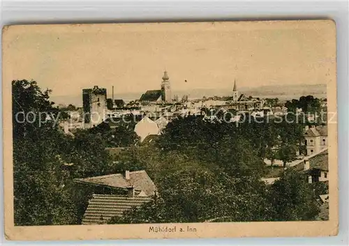 Muehldorf Inn Kirche Panorama Kat. Muehldorf a.Inn