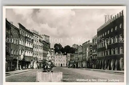 Muehldorf Inn Oberer Stadtplatz Brunnen Kat. Muehldorf a.Inn