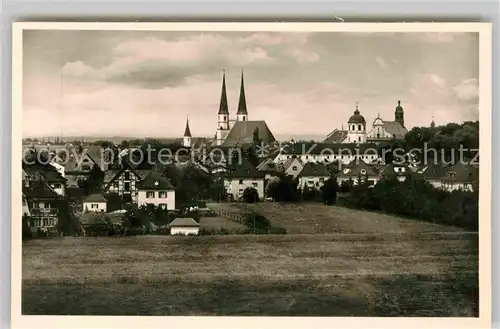 Altoetting Panorama Kirche Kat. Altoetting