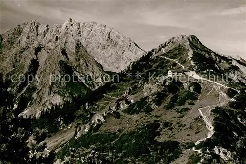 Berchtesgaden Almhuette Panorama Kat. Berchtesgaden
