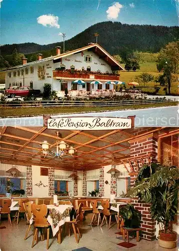 Ramsau Berchtesgaden Cafe Fremdenheim Haus Baltram Gaststube Kat. Ramsau b.Berchtesgaden