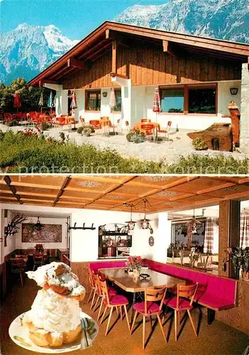 Ramsau Berchtesgaden Gasthaus Hindenburglinde Windbeutel Kat. Ramsau b.Berchtesgaden