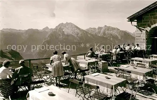 Kehlsteinhaus Terrasse Kat. Berchtesgaden